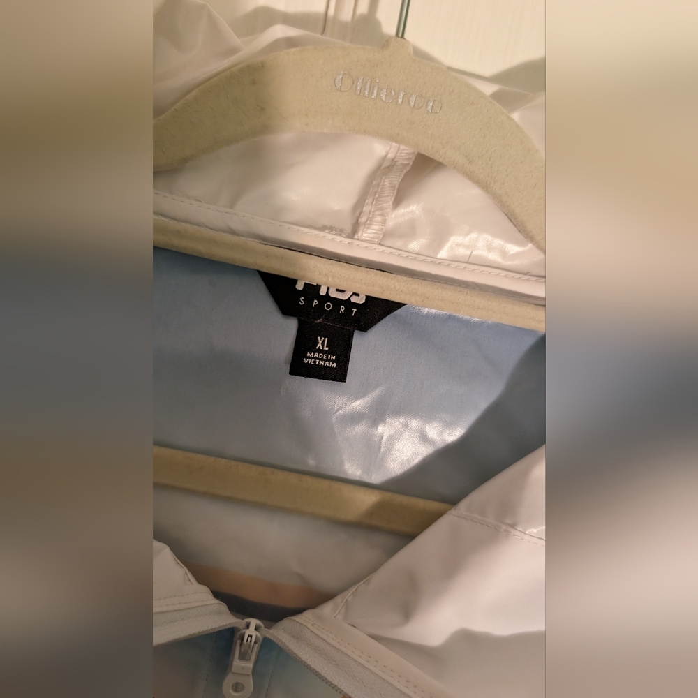 Fila Sports Windbreaker Jacket Retro 90's Y2K Style Colorful Hoodie Full Zip XL - Picture 5 of 14